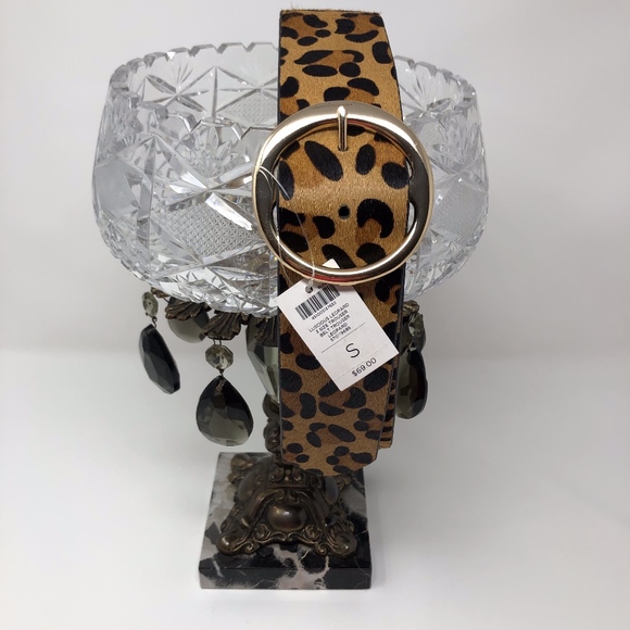 Chico's Accessories - Chico's NWT Luscious Leopard 3" Belt Size Small